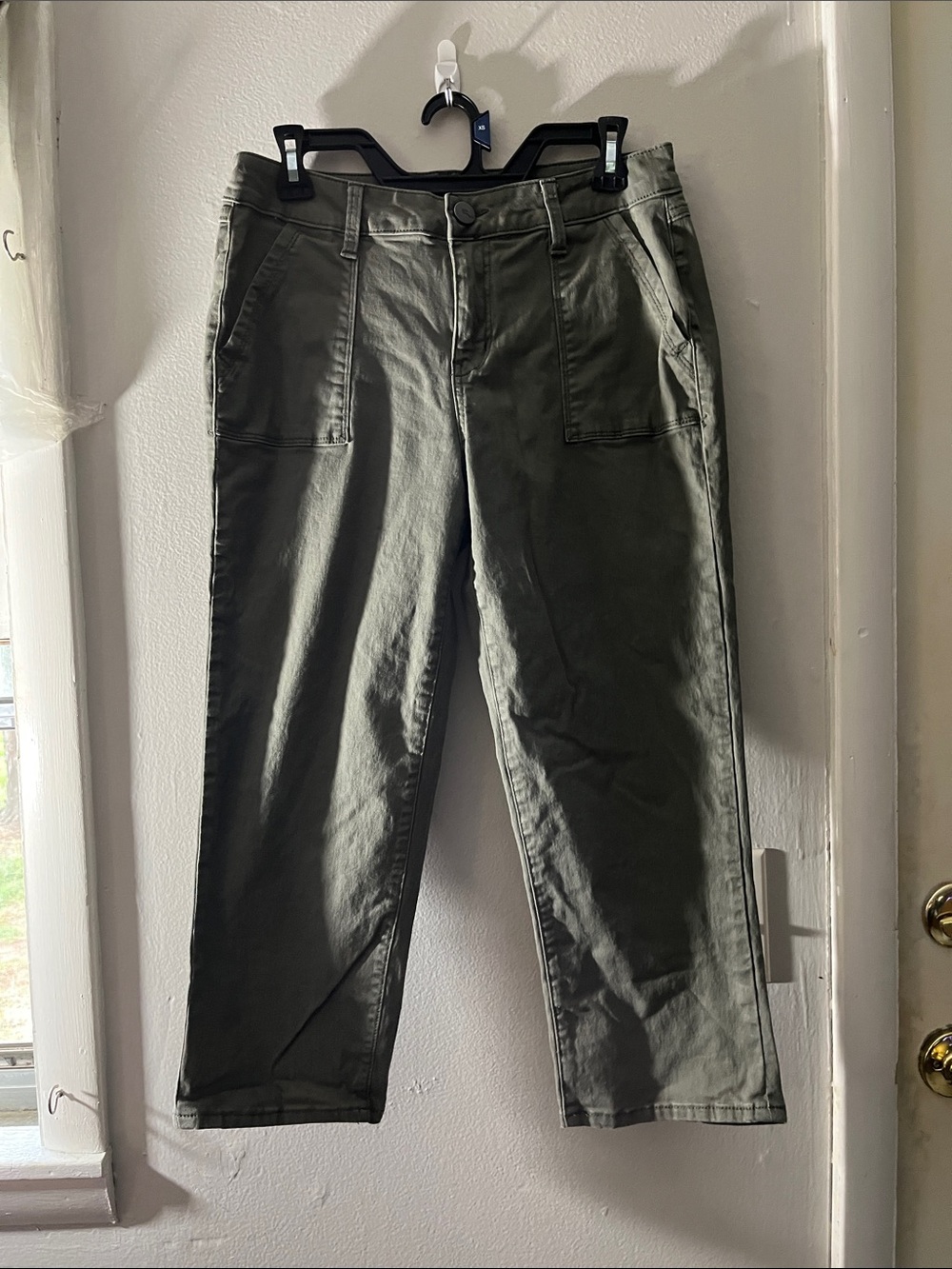 1822 Denim Olive Green Women's Chino Pants